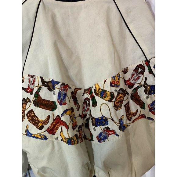 Vintage Bee-Wild Boots Jacket Men’s Sz XL‎ USA Bomber Beige Rare - Picture 7 of 8